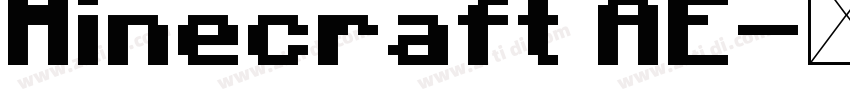Minecraft AE字体转换